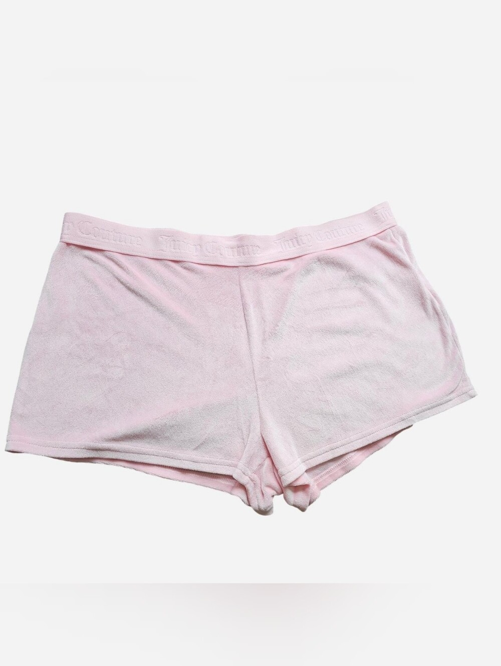 Juicy Couture Pastel Pink Terry Bike Shorts